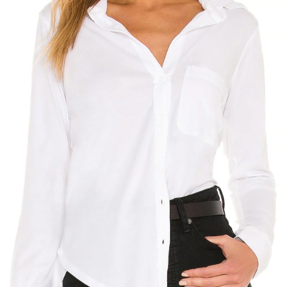Light Weight Jersey Button Down